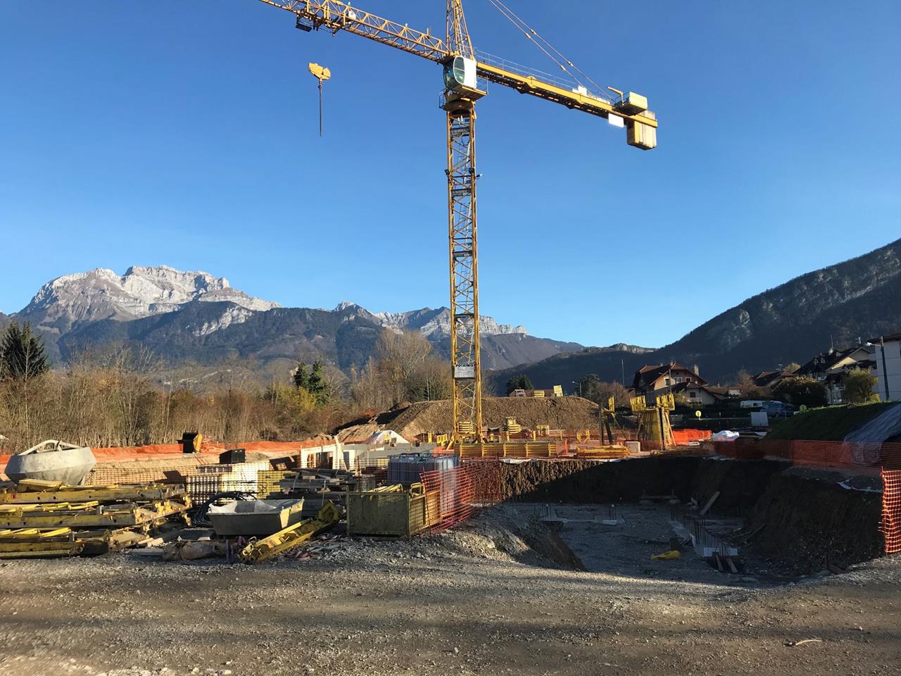 Début du chantier du programme Esprit Lac